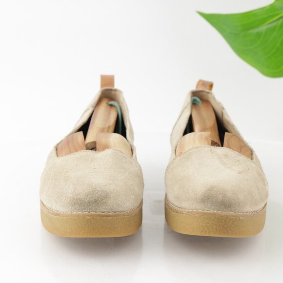 Timberland Women Paxton Hill Slip On Shoe Size 8 Tan Suede Crepe Platform Loafer - Picture 2 of 15